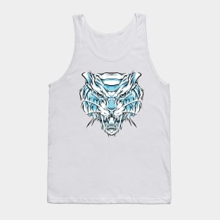 tger head handdrawing Tank Top